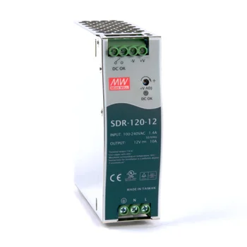 SDR-120-12 Блок питания на DIN-рейку, 12В, 10А, 120Вт Mean Well